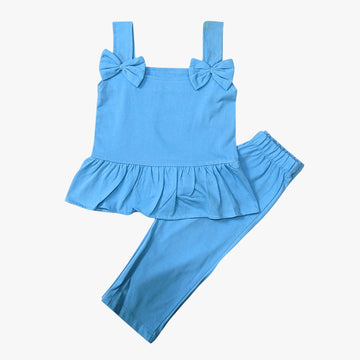 Blue Belle Ruffle Set